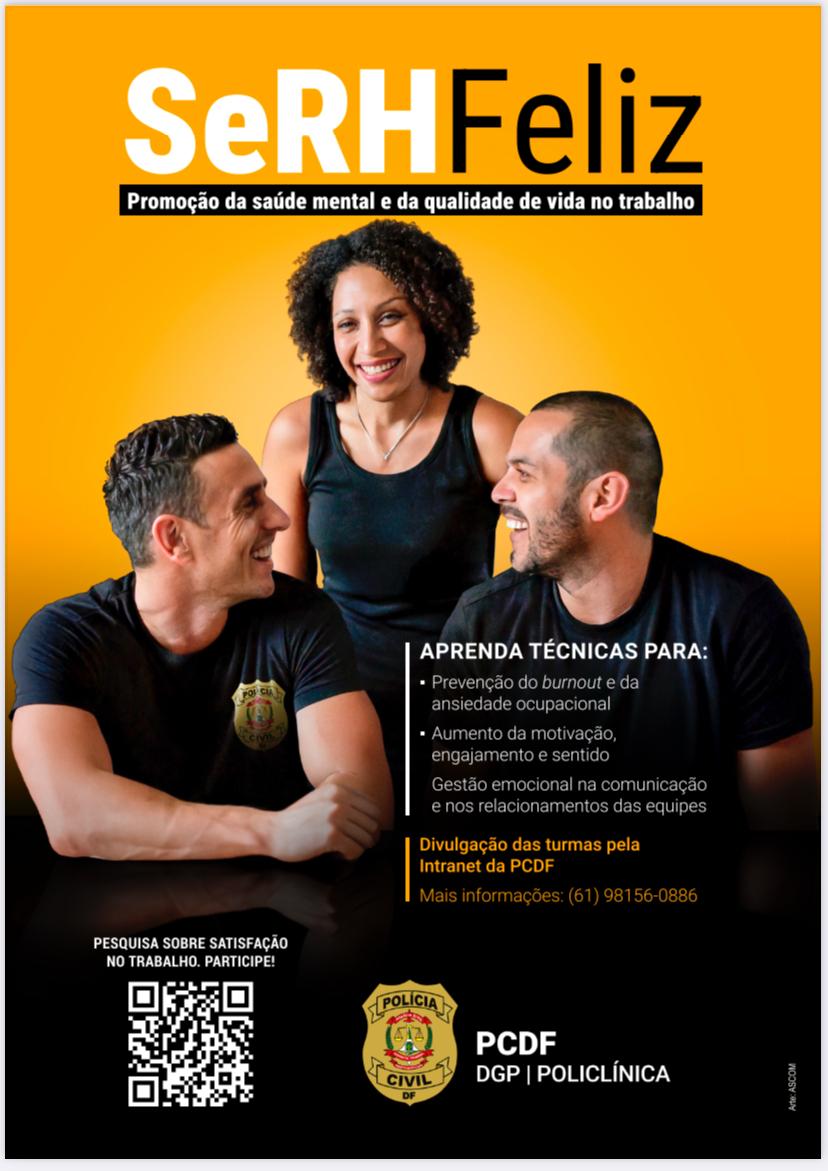 cartaz serh feliz