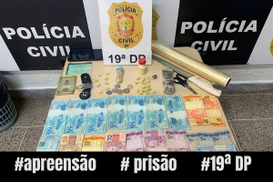 19ª DP prende homem com cocaína e maconha no Sol Nascente