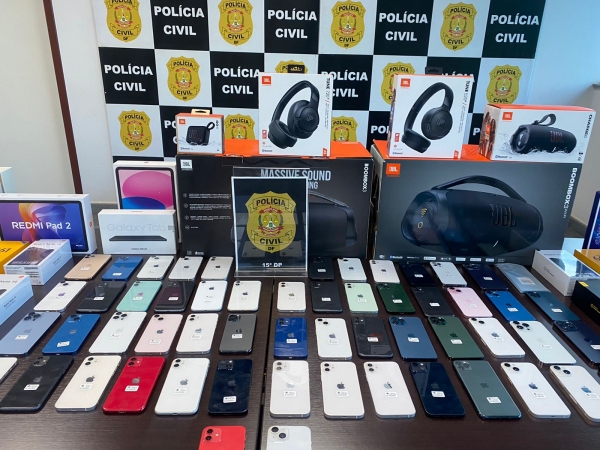 PCDF realiza operação para combate à venda de celulares furtados