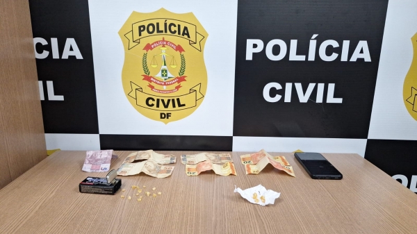 PCDF prende traficante com droga escondida em embalagem de balas