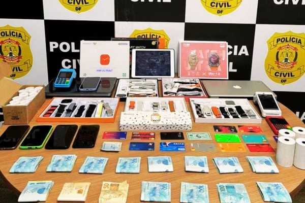 PCDF realiza operação contra organização criminosa especializada em furto mediante fraude