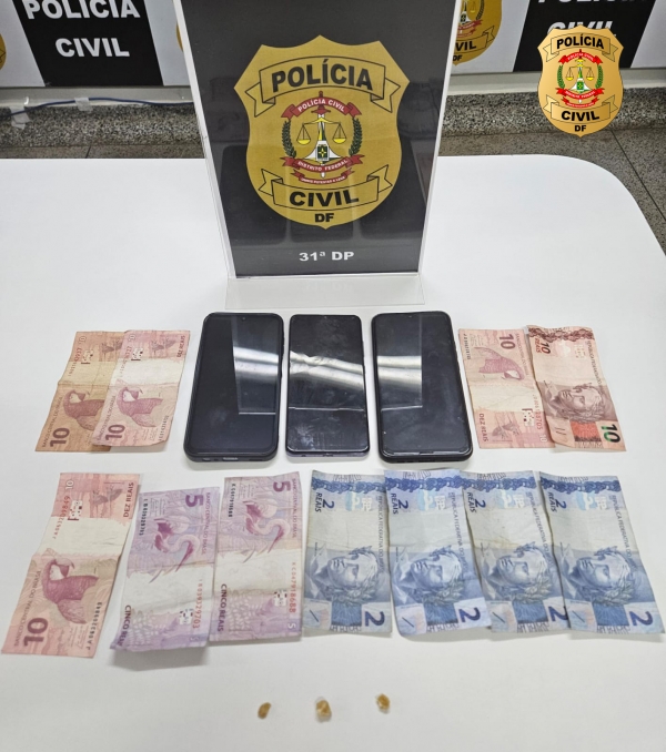 31ª DP flagra adolescentes vendendo drogas em frente a escola e praça esportiva em Planaltina