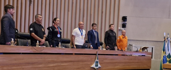 Câmara Legislativa do DF realiza sessão solene em homenagem aos atletas do World Police and Fire Games 2025