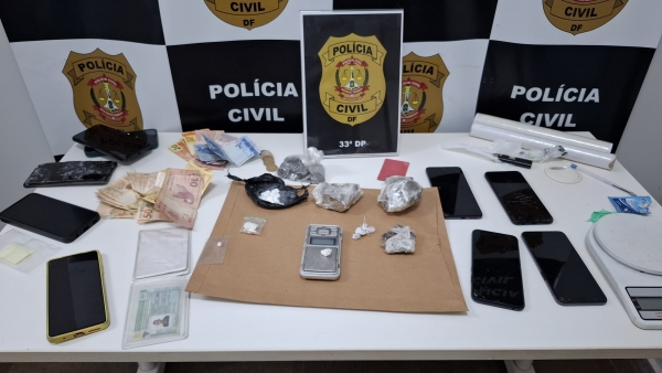PCDF deflagra operação e prende indivíduos por tráfico e receptação