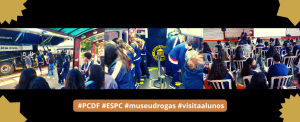 Grupo de alunos da Asa Sul visita Museu de Drogas da ESPC