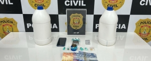 Operação Regressão: homem em semi-aberto é preso traficando drogas